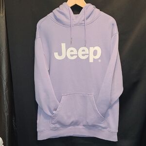 Jeep Lavender Hoodie By CHOKO SIZE MED Unisex